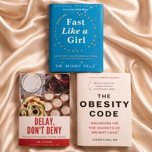 FAST LIKE A GIRL - THE OBESITY CODE - DELAY, DON'T DENY Diet Weight loss BOOKS